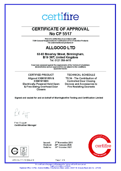 Certifire Certificate