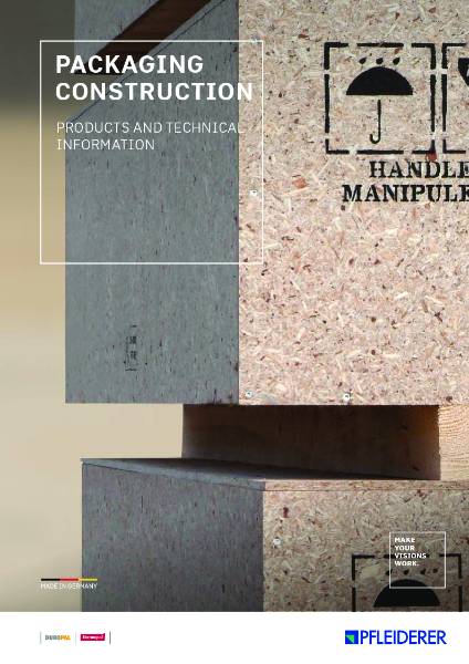 Pfleiderer Segment Brochure Packaging