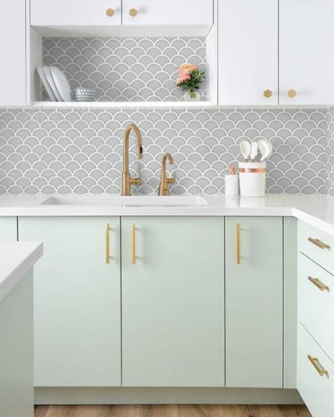 Mermaid Tile Effect Reco Wall Panel (tile replacement)