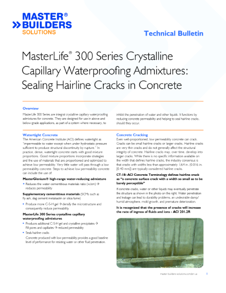 MasterLife_Sealing_Hairline_Cracks_Technical_Bulletin