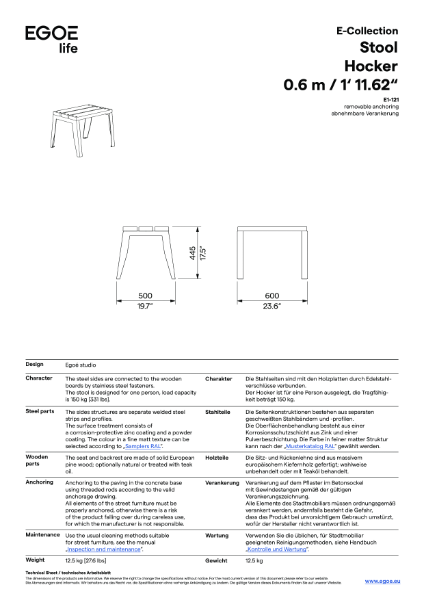 E1-121 - Data Sheet