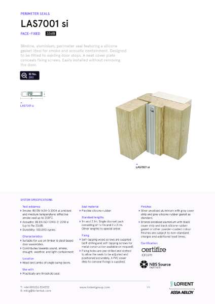 LAS7001 si datasheet