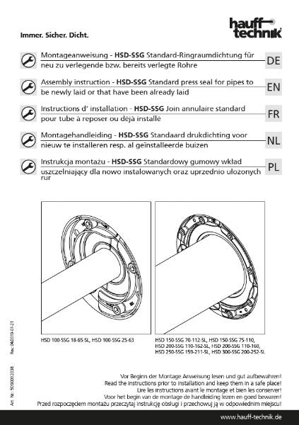 Press Seal (Graduated Segments) - Assembly Instructions