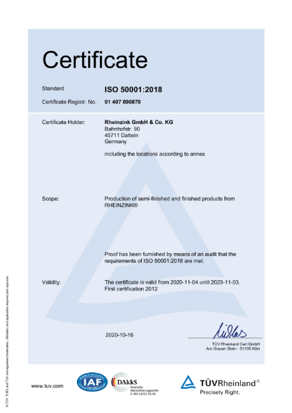 ISO 50001: 2018 