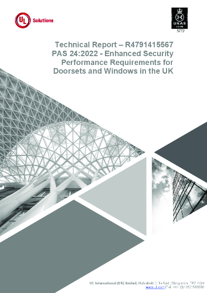 PAS 24 Certification - Casement Windows
