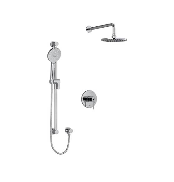 GS Shower Kit With Overhead Shower 2 Way Thermostatic Valve  - Shower
