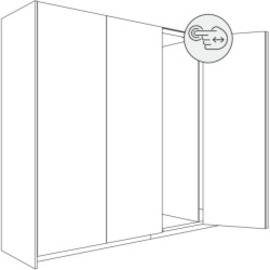 Folding Concepta III 25 Push - Door Furniture