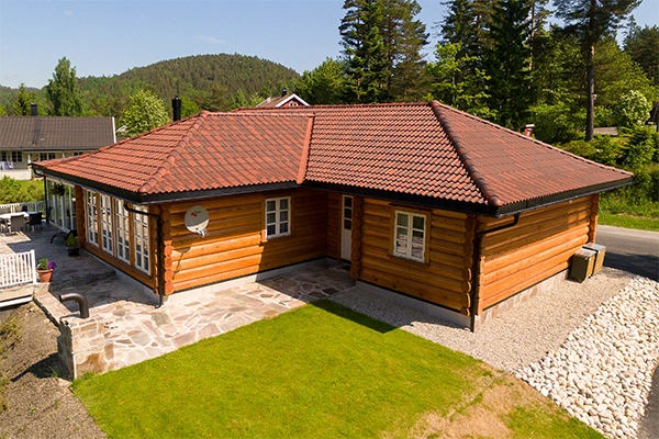 Dobbelkrum ru Betongtakstein - Takstein
