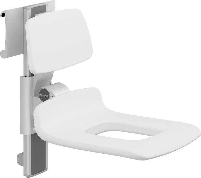 PLUS Shower Seat 450 Height and Sideways Adjustable with Aperture - R7455