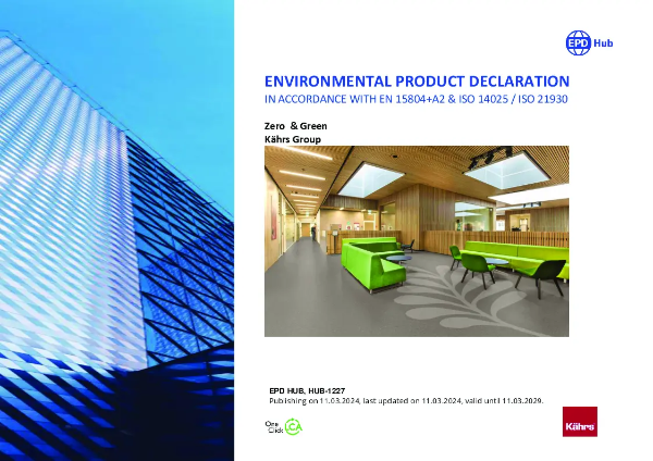 Epd kahrs group zero green