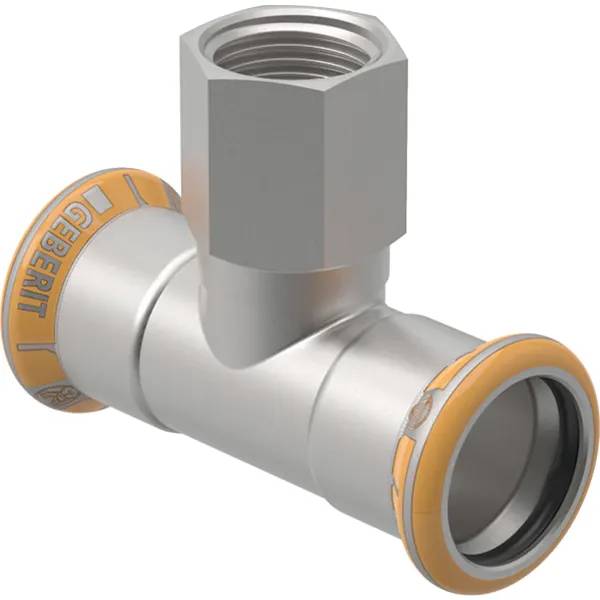 Geberit Mapress Therm T-piece with female thread