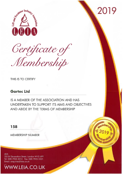 LEIA (Lift & Escalator Industry Association) Membership
