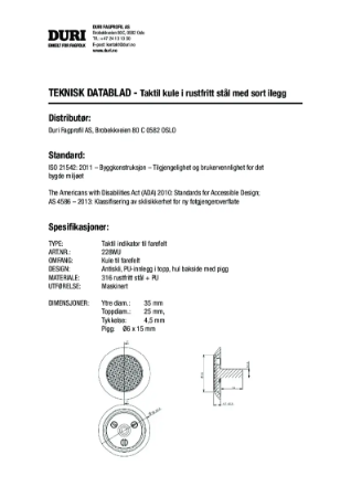 Produkdatablad duri pdf pre 228wu