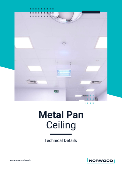 Norwood Metal Pan Ceiling Technical Drawings