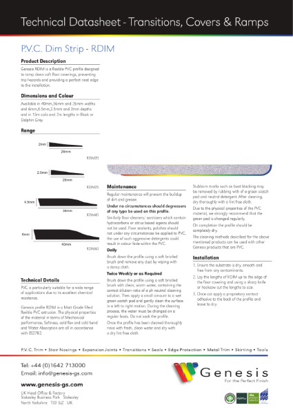 RDIM Datasheet