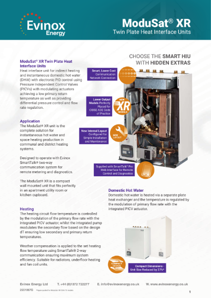 ModuSat® XR-ECO Twin Plate Data Sheet