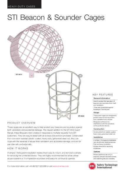 Beacon & Sounder Cages