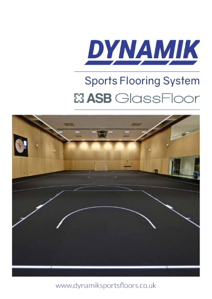 ASB GlassFloor by DYNAMIK - Area Elastic Glass Sprung Sports Floor