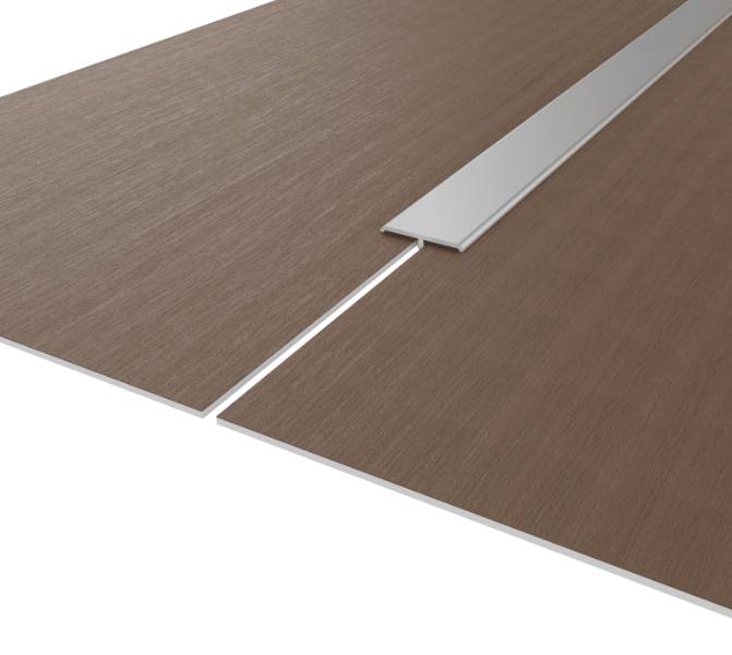 Mapei - Diaplas Aluminum "T-Shaped" Transition for Vinyl  - Profiles and Trims