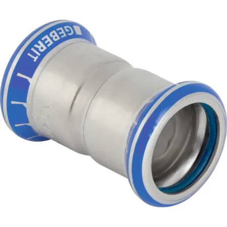 Geberit Mapress Stainless Steel Coupling (FKM, Blue)