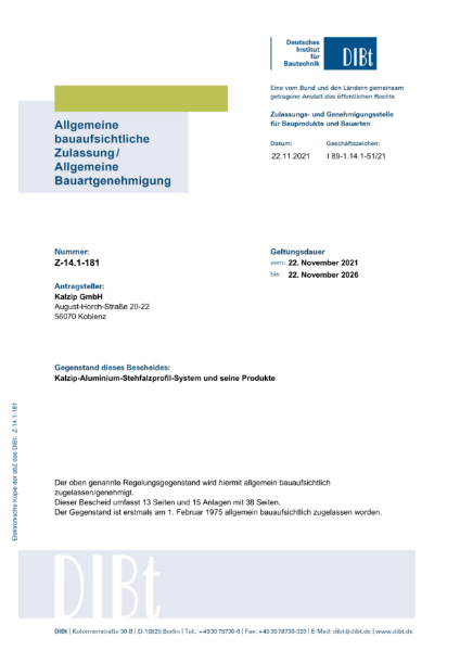 European Technical Approval (ETA)