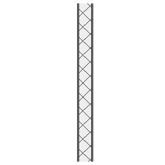 Concrete block wall with plaster