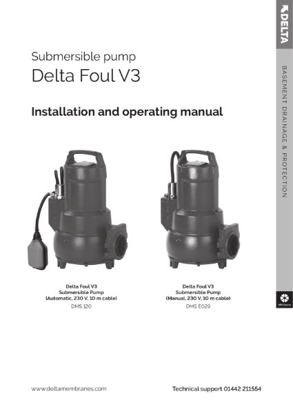 Delta Foul V3 Package Pump Station Installation