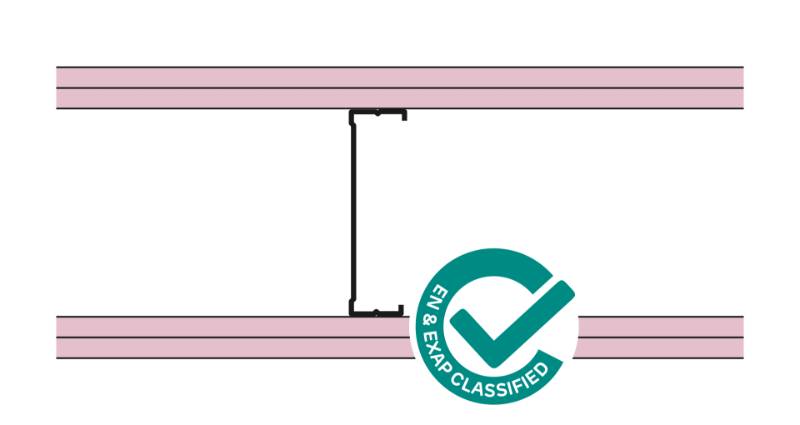 Siniat Single Frame Metal Stud Partition CS14R-215F - Metal Stud Partitioning