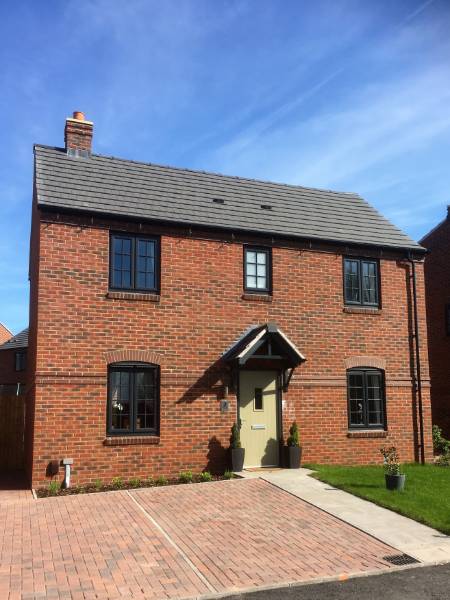 Profile 22 Optima Chamfered Windows used in a social housing development in Telford