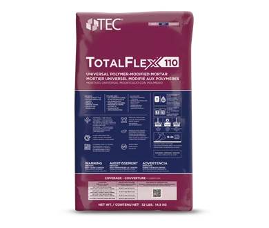 TotalFlex® 110 Universal Polymer-Modified Mortar