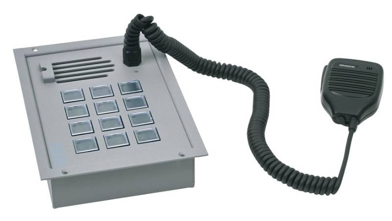 12 Button Extendable)  Firefighters Microphone DCSF1 with Redundant back up, EN54-16 Certified -583503.RE - Redundant Fire Brigade Stations