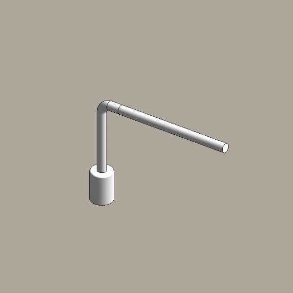 Aluminium column luminaire brackets