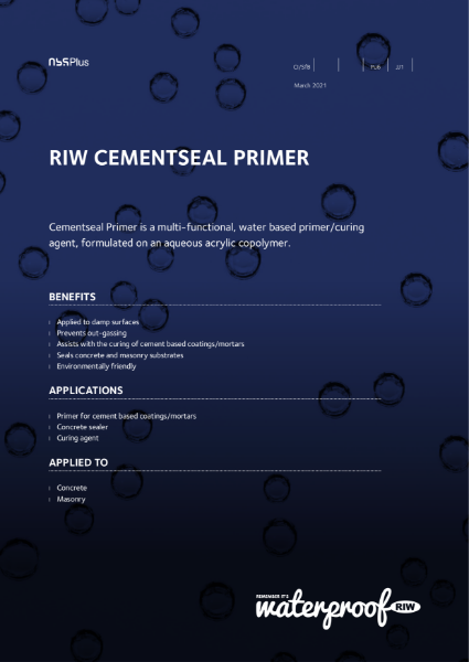 RIW Cementseal Primer