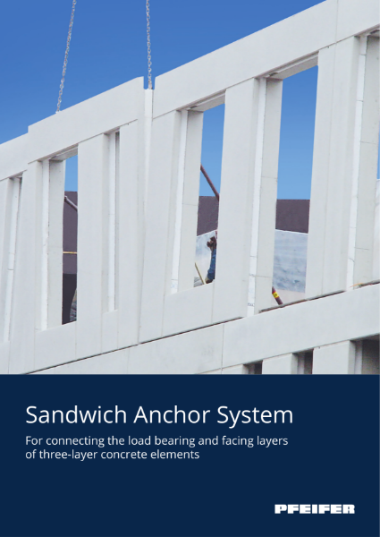 Pfeifer Sandwich Anchor Product Catalogue