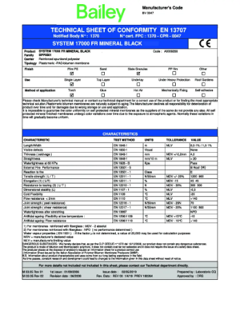 C-17521-FR - Bailey System 17000 FR Black Mineral