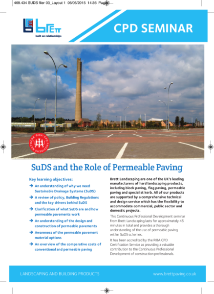 SuDS and the Role of Permeable Paving