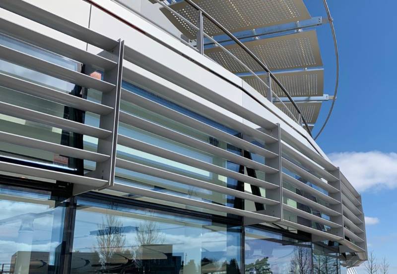 Aluminium Brise Soleil - Solar Shading: Shadex 150 Vertical Stack - Brise Soleil