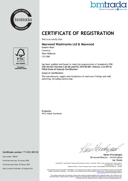 FSC® Chain of Custody Certification (Mix)