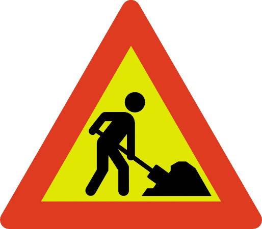 Arbeidsvarsling- og sikring - Skilting - Vegarbeid Skilt nr. 110