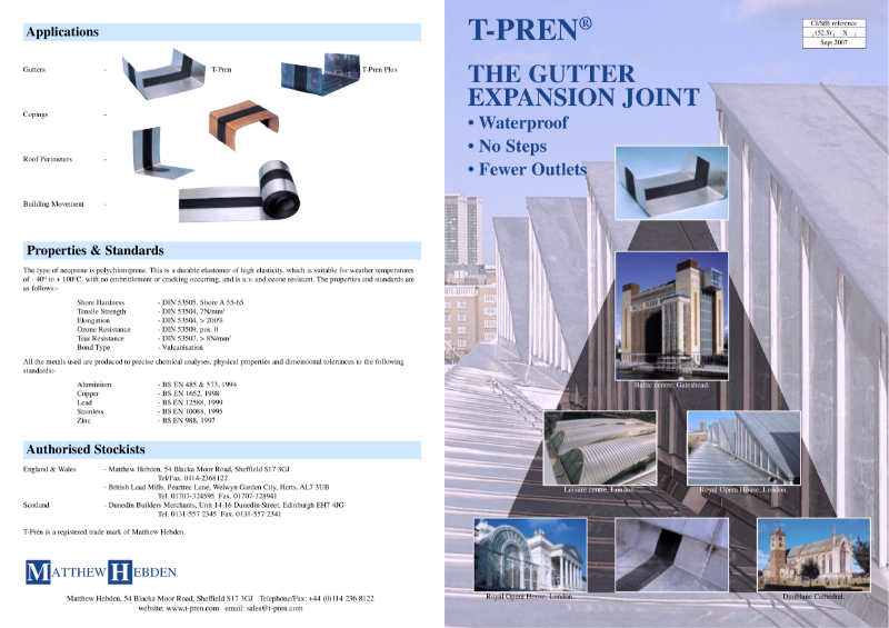 T-Pren - The Gutter Expansion Joint