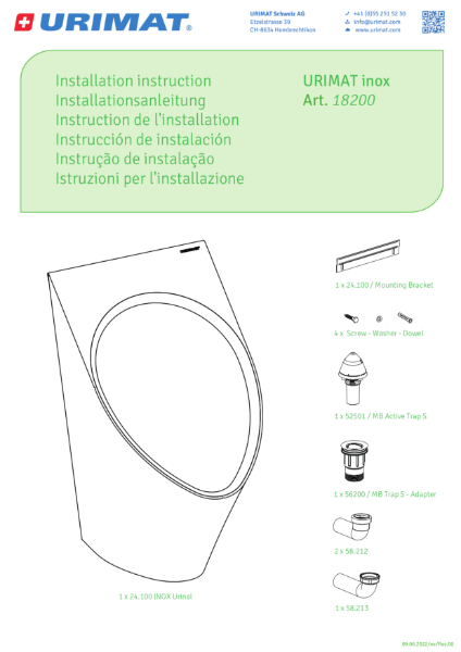 Installation Manual Inox