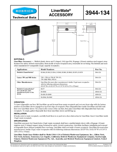 LinerMate® Accessory - 3944-134