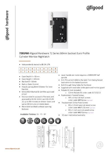 7281F60-Datasheet Iss05