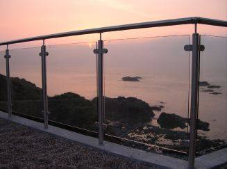 ASF Post and Clamp Glass Balustrade