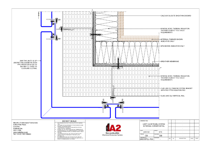 Unity A2 SF-03 Technical Drawing