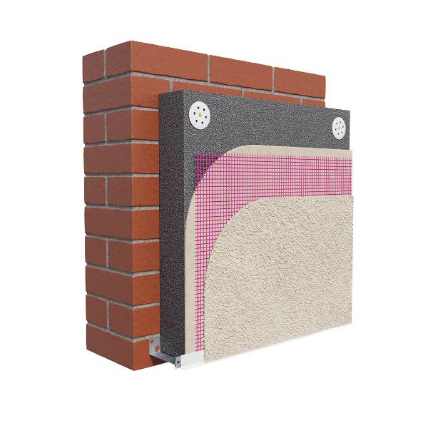 webertherm XP roughcast system (EPS) External Wall Insulation