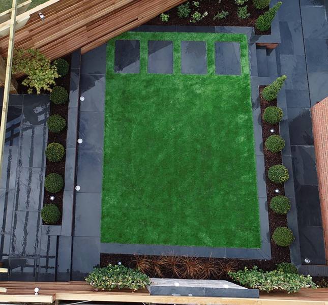 Three tiers for award-winning garden