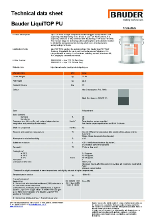 Bauder LiquiTOP PU