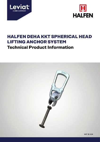 HALFEN Deha KKT - Technical Product Information