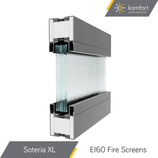 Komfort | Soteria XL | EI Fire Rated Partitioning Glazing and Doors - Glass Fire Screens 